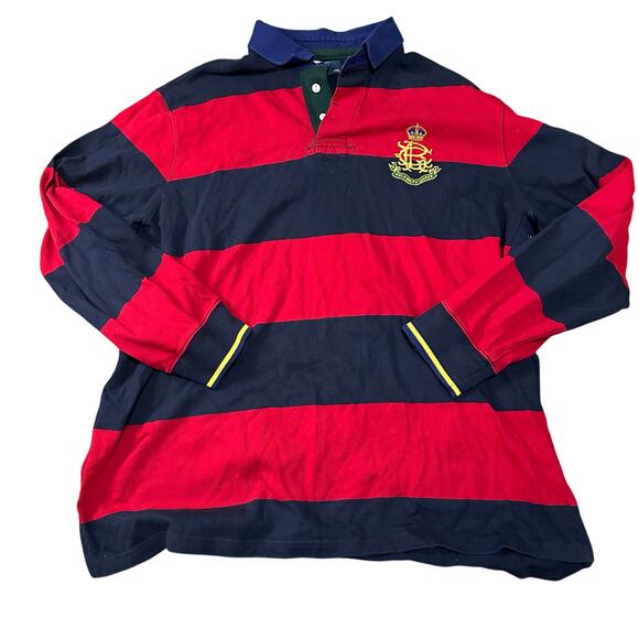 Polo by Ralph Lauren Other - POLO BY RALPH LAUREN Men's Vintage Rugby Polo Size XXL In Red